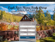 Tablet Screenshot of eagleriverhomes.com