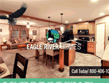 Tablet Screenshot of eagleriverhomes.net